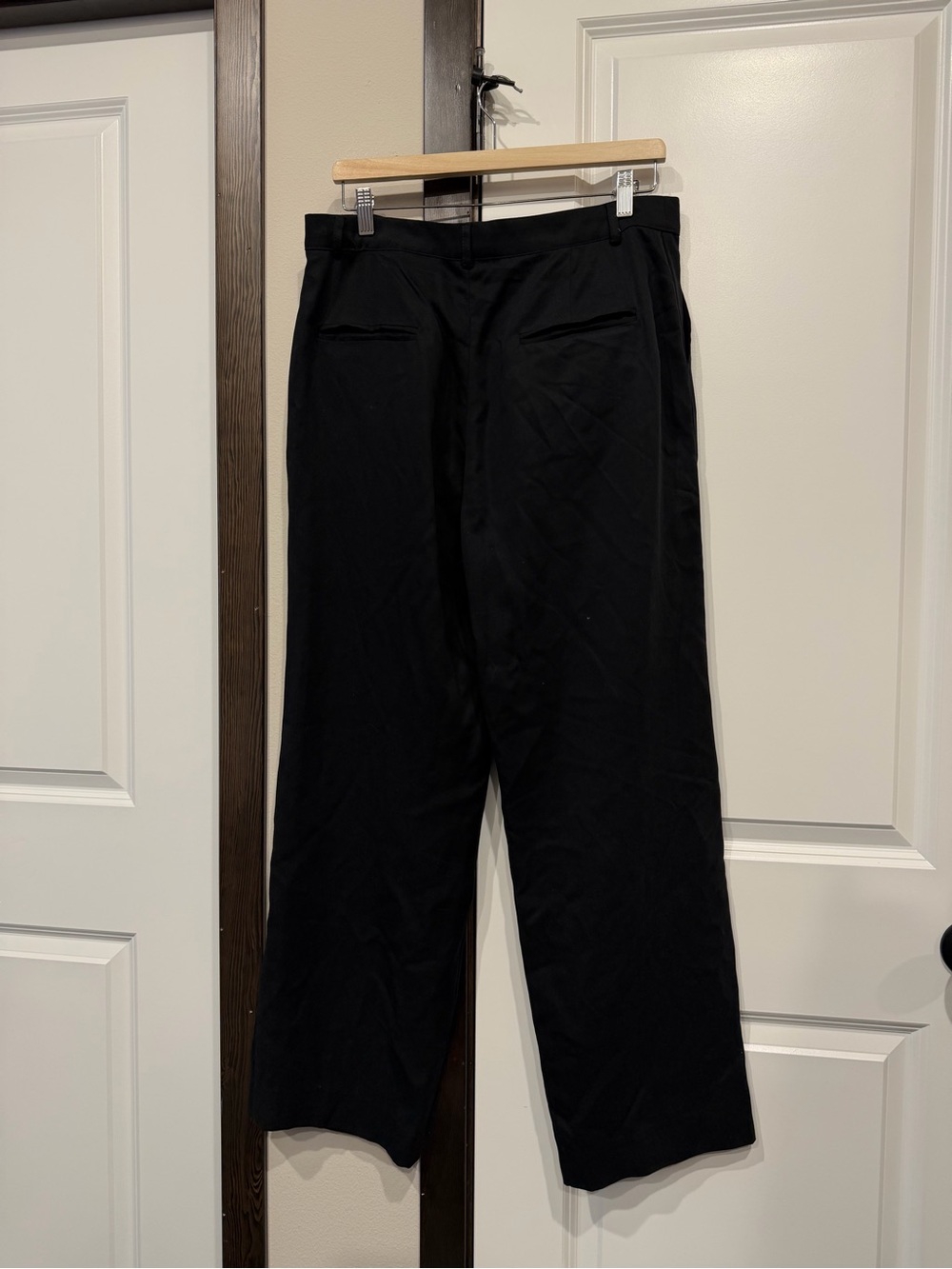 Reformation Black Men's Dress Pants - Straight Leg - Picture 2 of 3